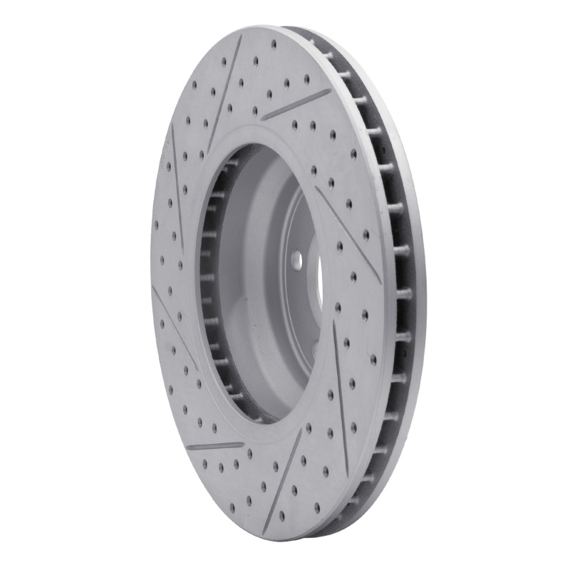 BMW 335I Brake Rotor (1) - Front Right - DFC - Drilled & Slotted Geoperf - `07-`15