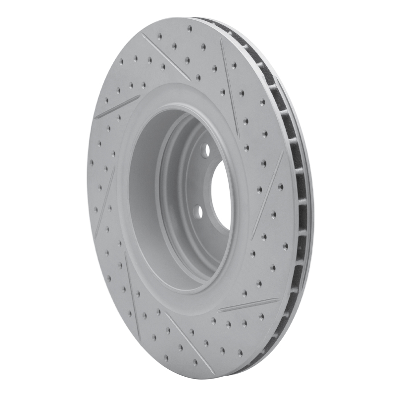 BMW Alpina B7 Brake Rotor (1) - Rear Left - DFC - Geoperformance Drilled & Slotted - `07-`08
