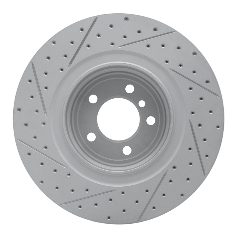 BMW Alpina B7 Brake Rotor (1) - Rear Right - DFC - Geoperformance Drilled & Slotted - `07-`08