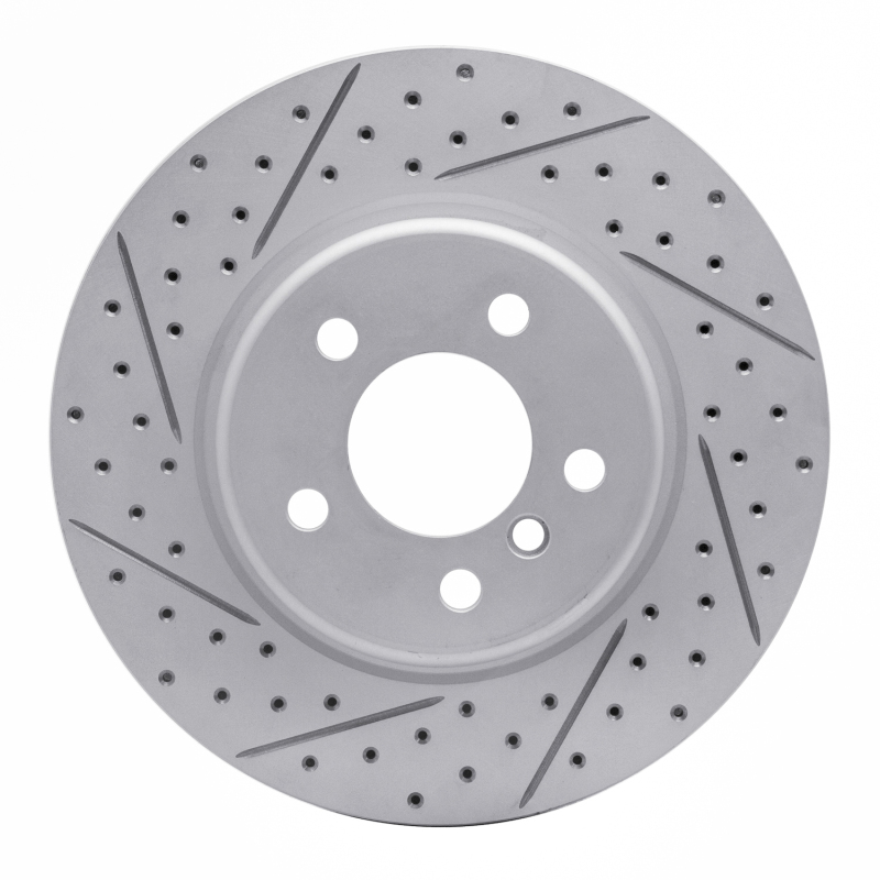 BMW 528I Brake Rotor (1) - Front Left - DFC - Geoperformance Rotors - Drilled & Slotted - `11-`16