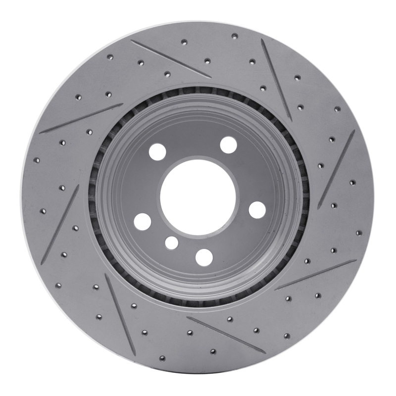 BMW Activehybrid 3 Brake Rotor (1) - Rear Left - DFC - Drilled & Slotted Geoperformance - `12-`20