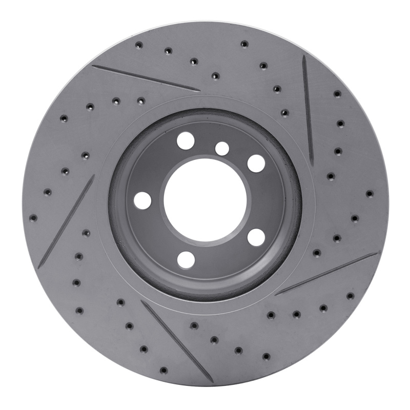 BMW 328i Brake Rotor (1) - Front Right - DFC - Drilled & Slotted Geoperformance - `12-`18