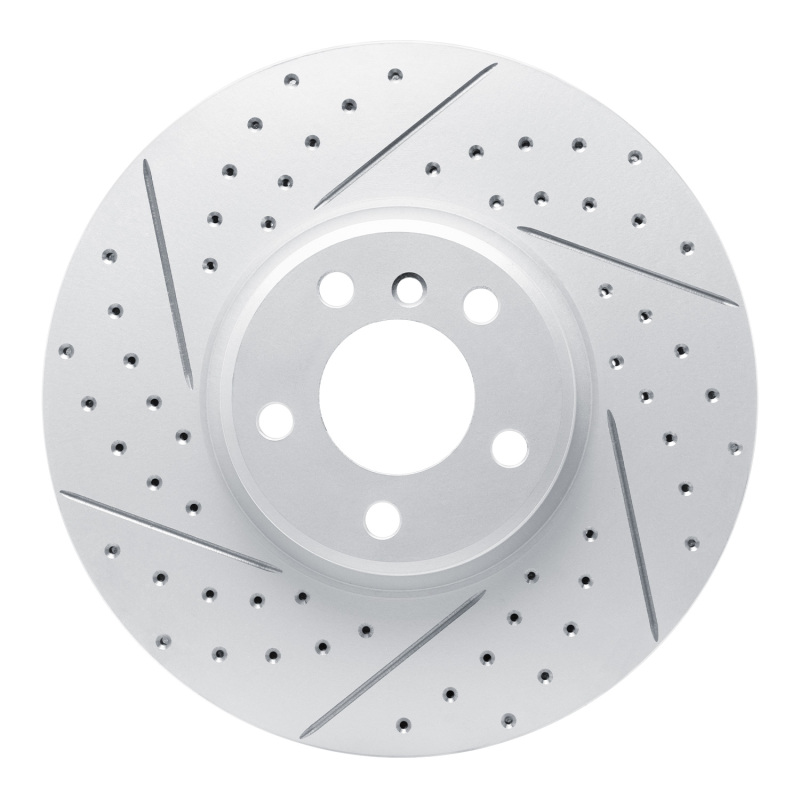 BMW X5 Brake Rotor (1) - Front Left - DFC - Geoperf Drilled & Slotted - `02-`06