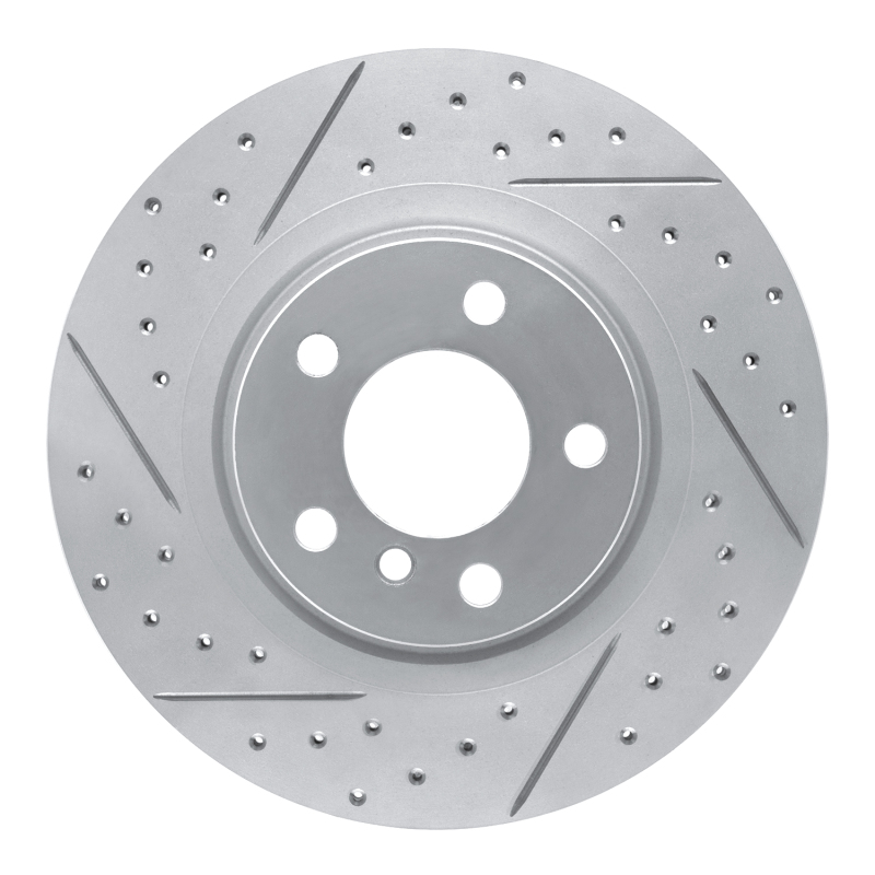 BMW X4 Brake Rotor (1) - Rear Left - DFC - Drilled & Slotted Geoperformance - `11-`18