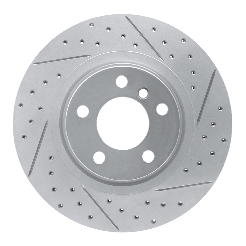 BMW X4 Brake Rotor (1) - Rear Right - DFC - Drilled & Slotted Geoperformance - `11-`18