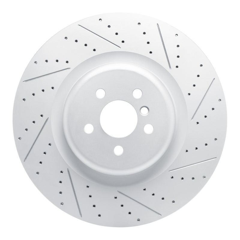 BMW Alpina XB7 Brake Rotor (1) - Rear Right - DFC - Drilled & Slotted Geoperformance - `17-`26