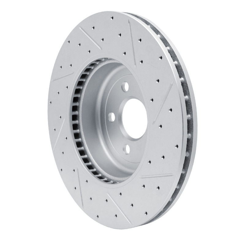 BMW X5 Brake Rotor (1) - Front Left - DFC - Drilled & Slotted Geoperformance - `17-`26