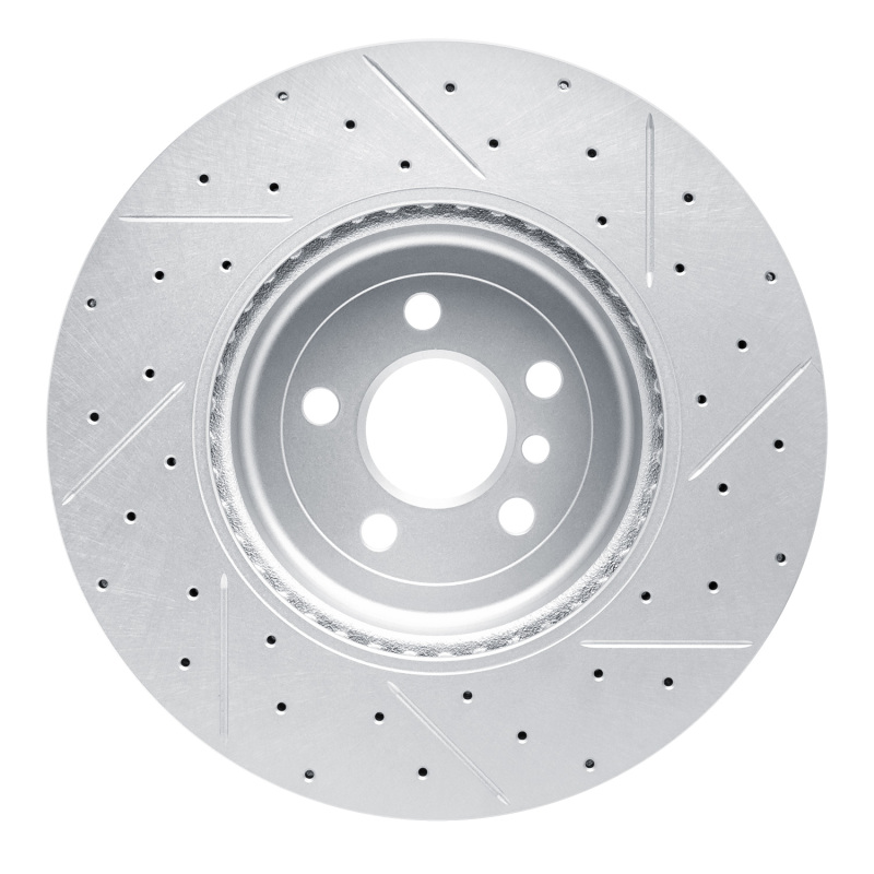 BMW X5 Brake Rotor (1) - Front Left - DFC - Drilled & Slotted Geoperformance - `17-`26