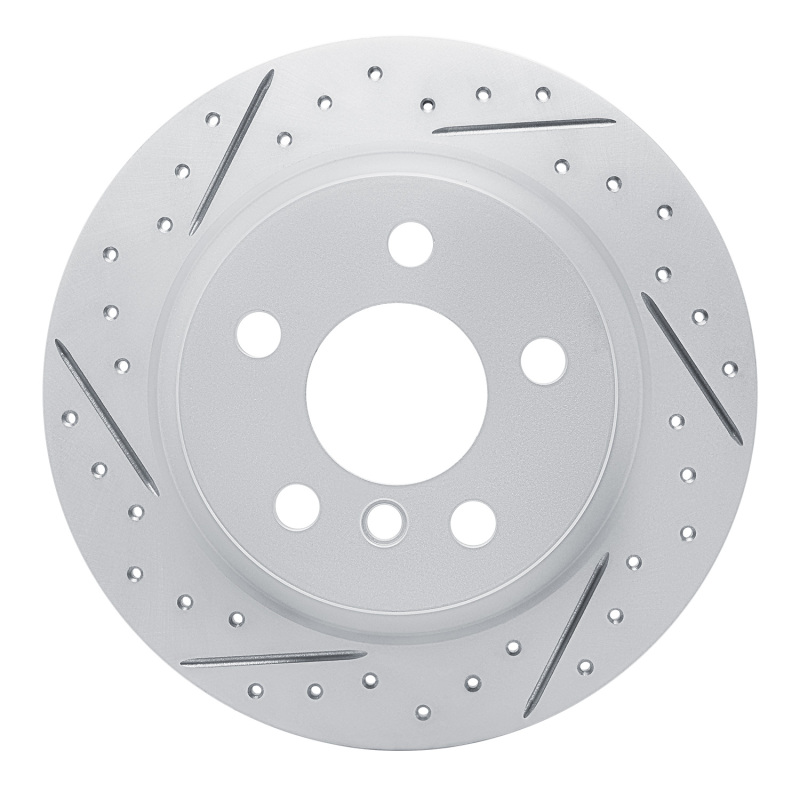 BMW I3 Brake Rotor (1) - Rear Left - DFC - Geoperformance Drilled & Slotted - `14-`25
