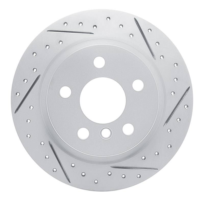 BMW I3 Brake Rotor (1) - Rear Right - DFC - Geoperformance Rotor - Drilled and Slotted - `14-`25