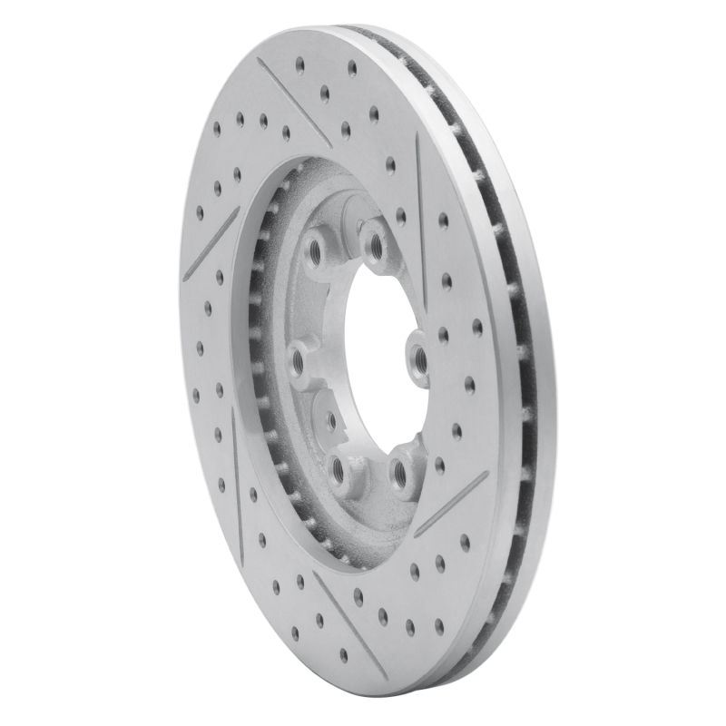 Acura SLX Brake Rotor (1) - Front Left - DFC - Geoperformance Drilled & Slotted - `92-`02