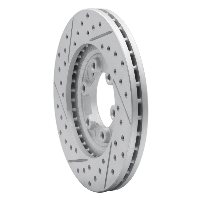 Acura SLX Brake Rotor (1) - Front Right - DFC - Drilled & Slotted Geoperformance - `92-`02