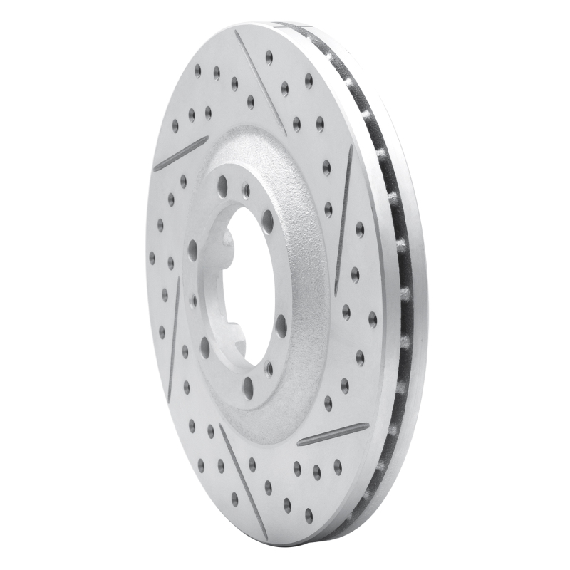 Acura SLX Brake Rotor (1) - Front Right - DFC - Drilled & Slotted Geoperformance - `92-`02