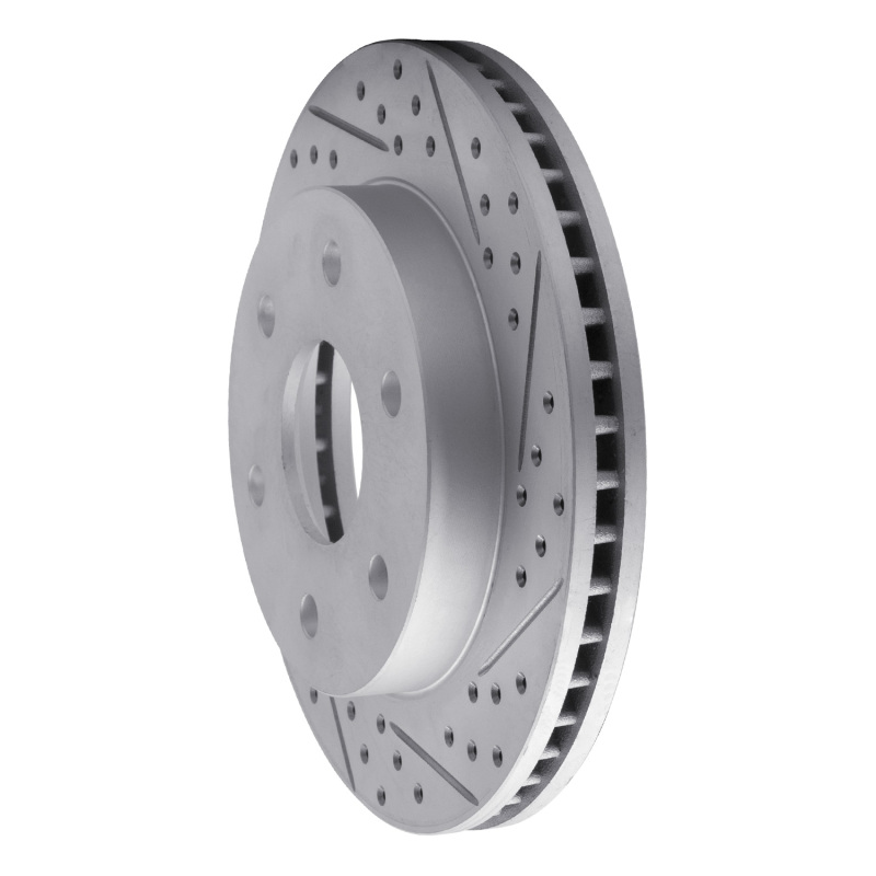 Acura Slx Brake Rotor (1) - Rear Right - DFC - Drilled & Slotted Geoperformance - `92-`04