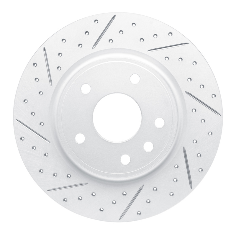 Chrysler Grand Caravan Brake Rotor (1) - Rear Left - DFC - Drilled & Slotted Geoperformance - `17-`25