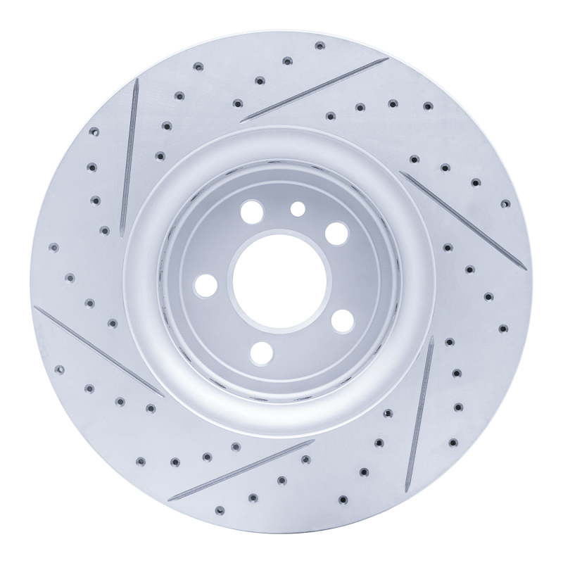 Dodge Charger Brake Rotor (1) - Front Right - DFC - Geoperformance Rotor - Drilled & Slotted - `14-`23