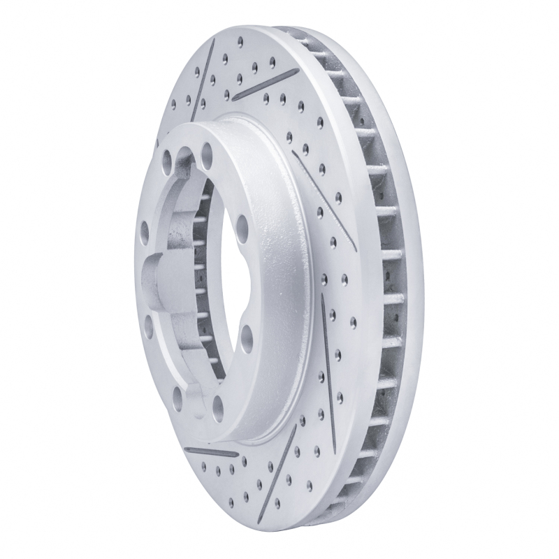 Chevrolet K3500 Brake Rotor (1) - Front Left - DFC - Geoperformance Rotors - Drilled & Slotted - `92-`00