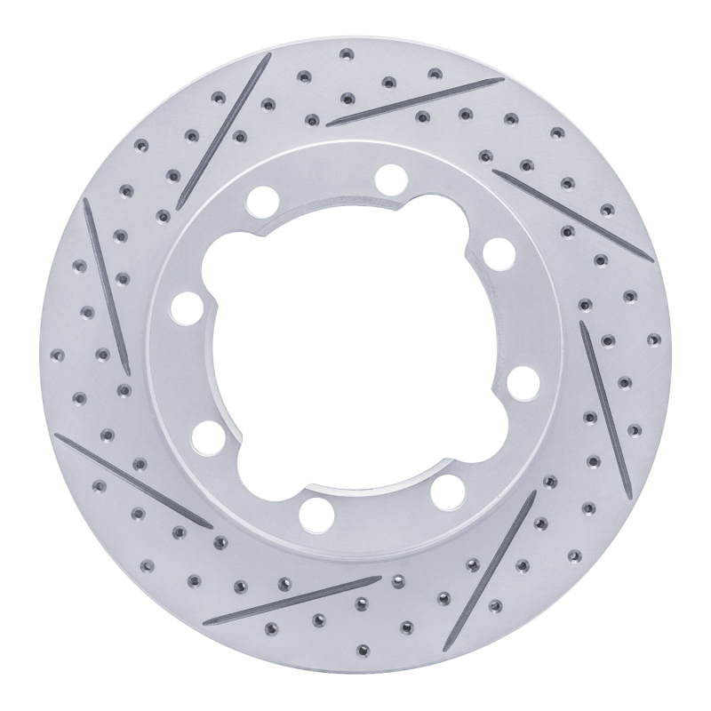 Chevrolet K3500 Brake Rotor (1) - Front Left - DFC - Geoperformance Rotors - Drilled & Slotted - `92-`00