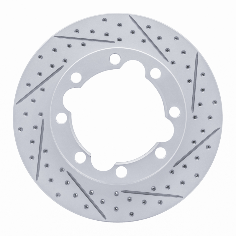 Chevrolet K3500 Brake Rotor (1) - Front Right - DFC - Geoperformance Drilled & Slotted - `92-`00