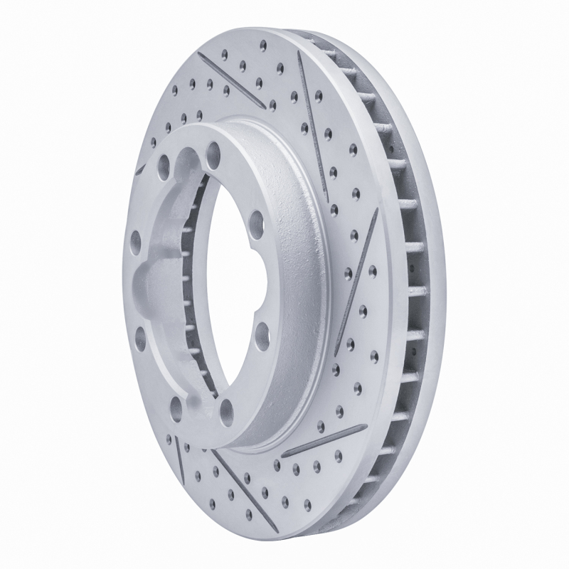 Chevrolet K3500 Brake Rotor (1) - Front Right - DFC - Geoperformance Drilled & Slotted - `92-`00