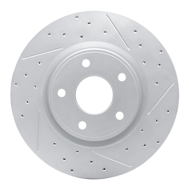 Chrysler Grand Caravan Brake Rotor (1) - Front Left - DFC - Geoperformance Rotor - Drilled and Slotted - `12-`25