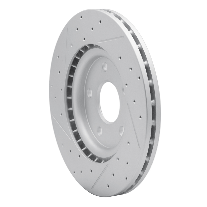 Chrysler Grand Caravan Brake Rotor (1) - Front Left - DFC - Geoperformance Rotor - Drilled and Slotted - `12-`25