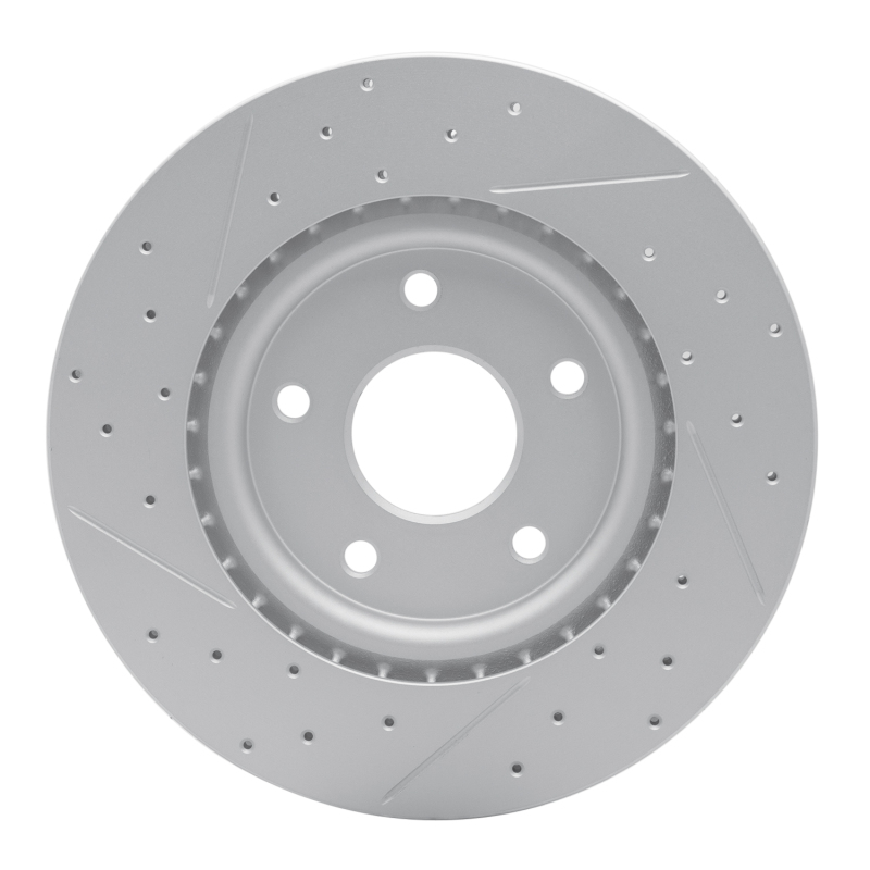 Chrysler Grand Caravan Brake Rotor (1) - Front Left - DFC - Geoperformance Rotor - Drilled and Slotted - `12-`25