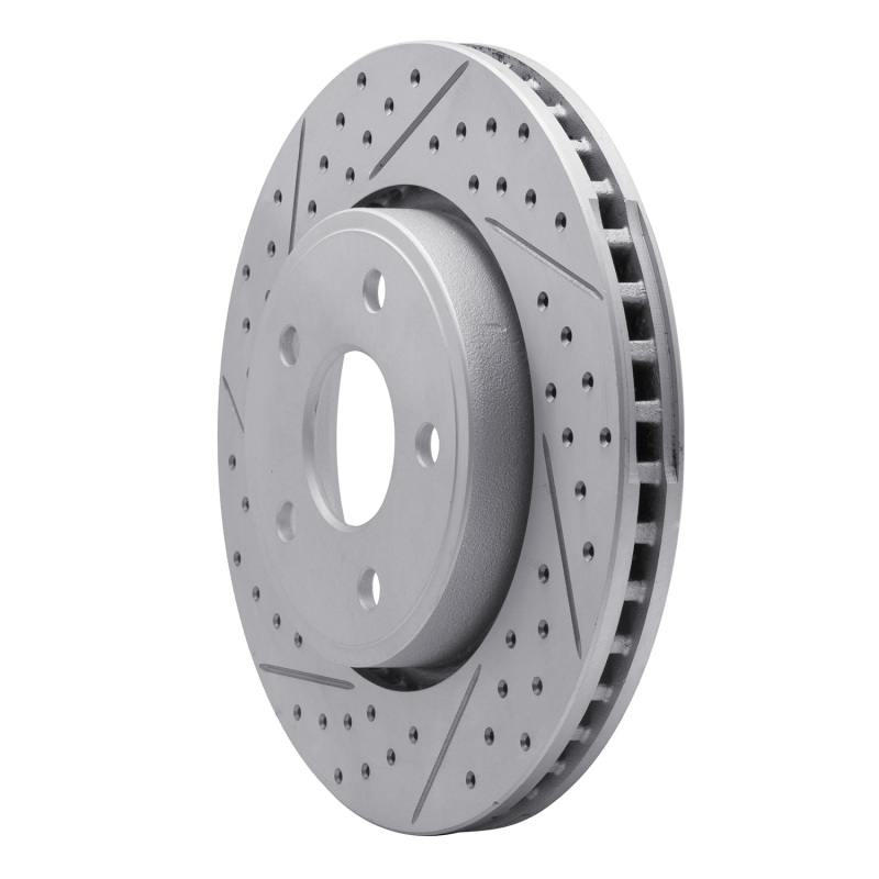 Jeep Grand Cherokee Brake Rotor (1) - Front Left - DFC - Geoperformance Drilled & Slotted - `05-`10