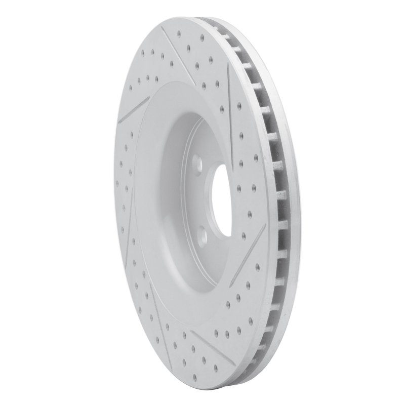 Jeep Grand Cherokee Brake Rotor (1) - Front Left - DFC - Geoperformance Drilled & Slotted - `06-`10