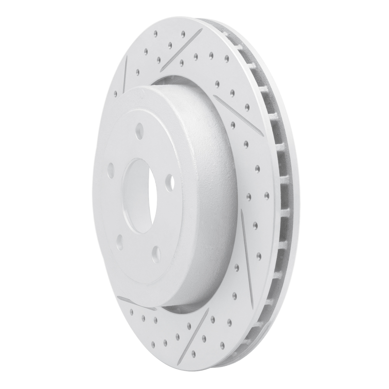 Jeep Grand Cherokee Brake Rotor (1) - Rear Left - DFC - Geoperformance Drilled & Slotted - `06-`10