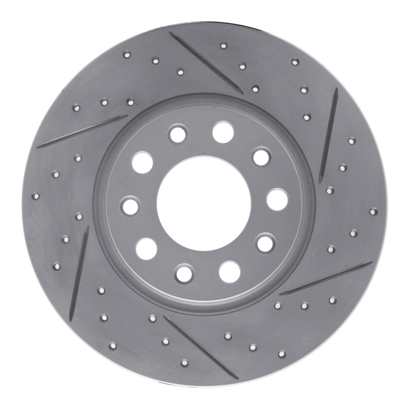Chrysler 200 Brake Rotor (1) - Rear Right - DFC - Drilled & Slotted Geoperformance - `14-`22