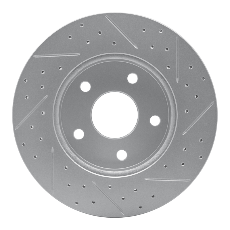 Jeep Grand Cherokee Brake Rotor (1) - Front Left - DFC - Geoperformance Drilled & Slotted - `99-`04