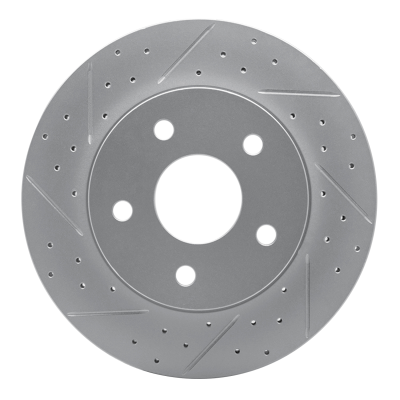 Jeep Grand Cherokee Brake Rotor (1) - Front Left - DFC - Geoperformance Drilled & Slotted - `99-`04
