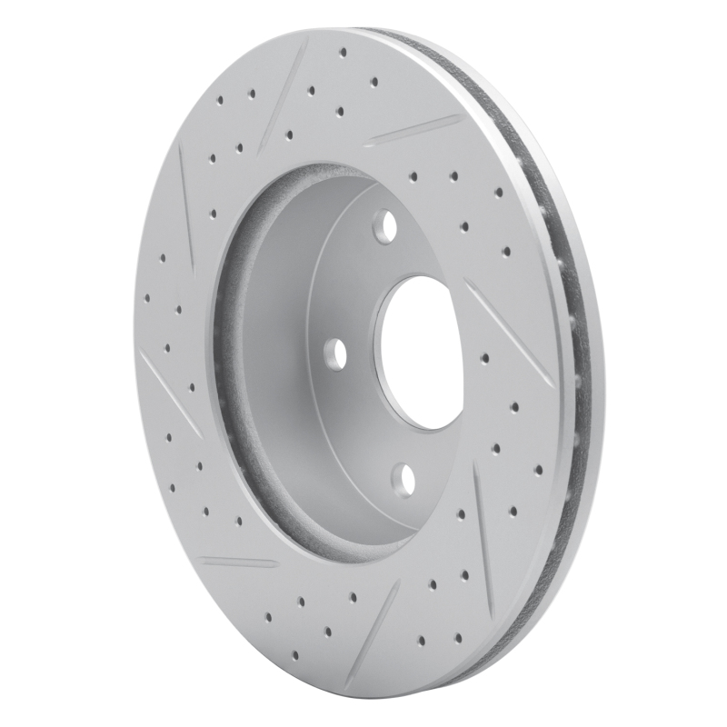 Jeep Grand Cherokee Brake Rotor (1) - Front Right - DFC - Drilled & Slotted Geoperformance - `99-`04