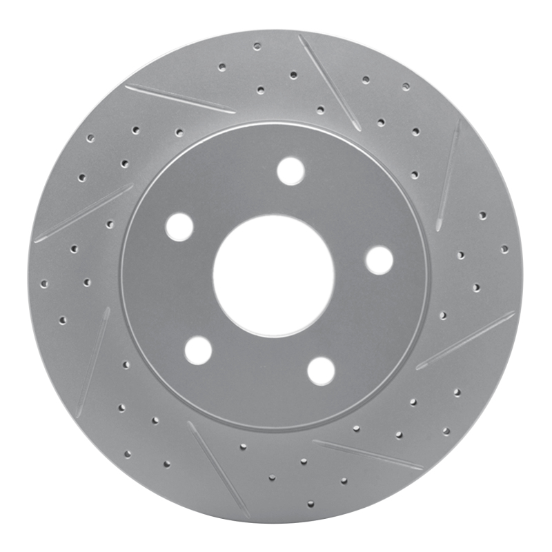 Jeep Grand Cherokee Brake Rotor (1) - Front Right - DFC - Drilled & Slotted Geoperformance - `99-`04