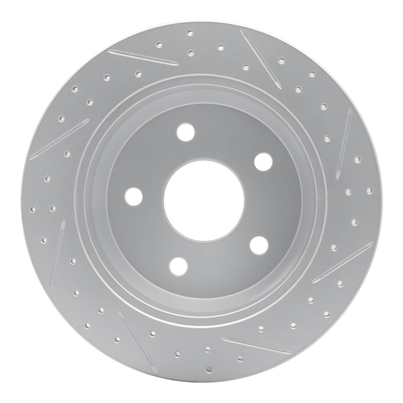 Jeep Grand Cherokee Brake Rotor (1) - Rear Left - DFC - Geoperf Rotors - Drill & Slot - `99-`04