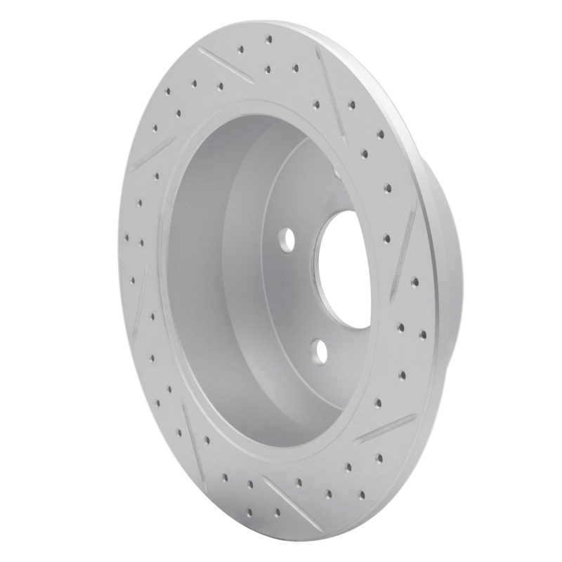 Jeep Grand Cherokee Brake Rotor (1) - Rear Left - DFC - Geoperf Rotors - Drill & Slot - `99-`04