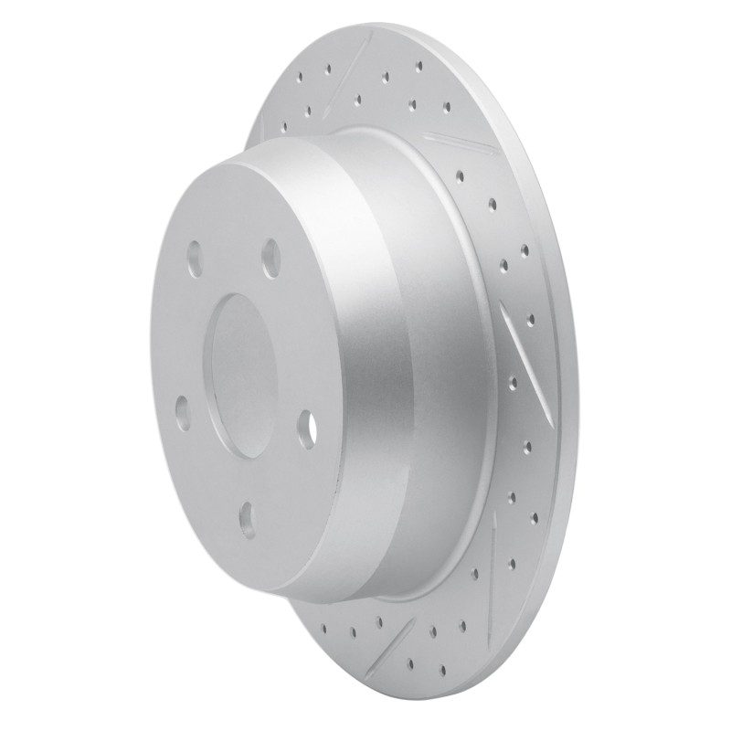 Jeep Grand Cherokee Brake Rotor (1) - Rear Left - DFC - Geoperf Rotors - Drill & Slot - `99-`04