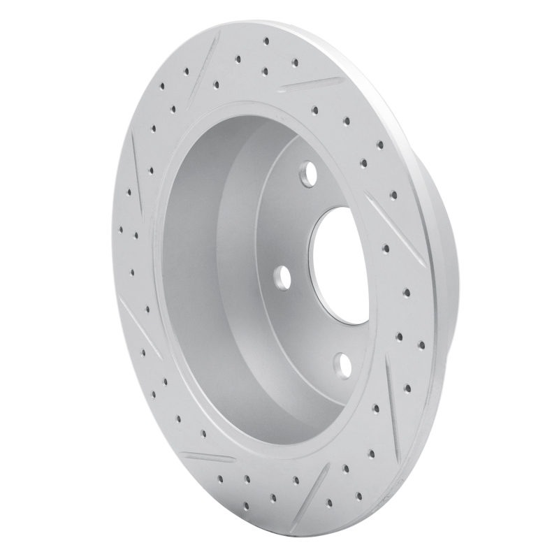 Jeep Grand Cherokee Brake Rotor (1) - Rear Right - DFC - Drilled & Slotted Geoperformance - `99-`04