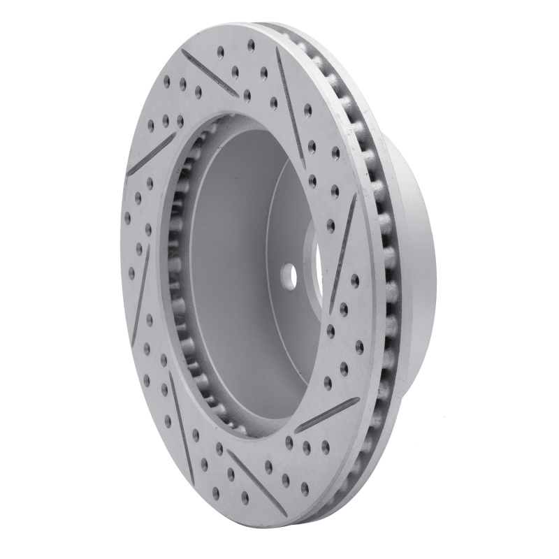 Jeep Wrangler Brake Rotor (1) - Front Left - DFC - Geoperformance Drilled & Slotted - `99-`06