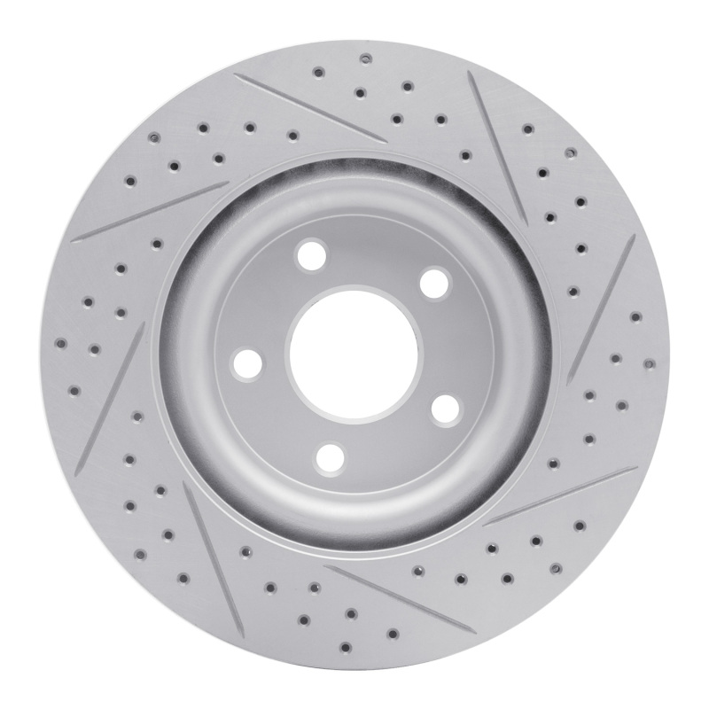 Chevrolet HHR Brake Rotor (1) - Front Right - DFC - Geoperformance Drilled & Slotted - `07-`10