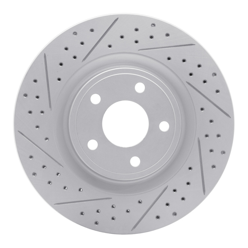 Chevrolet HHR Brake Rotor (1) - Front Right - DFC - Geoperformance Drilled & Slotted - `07-`10