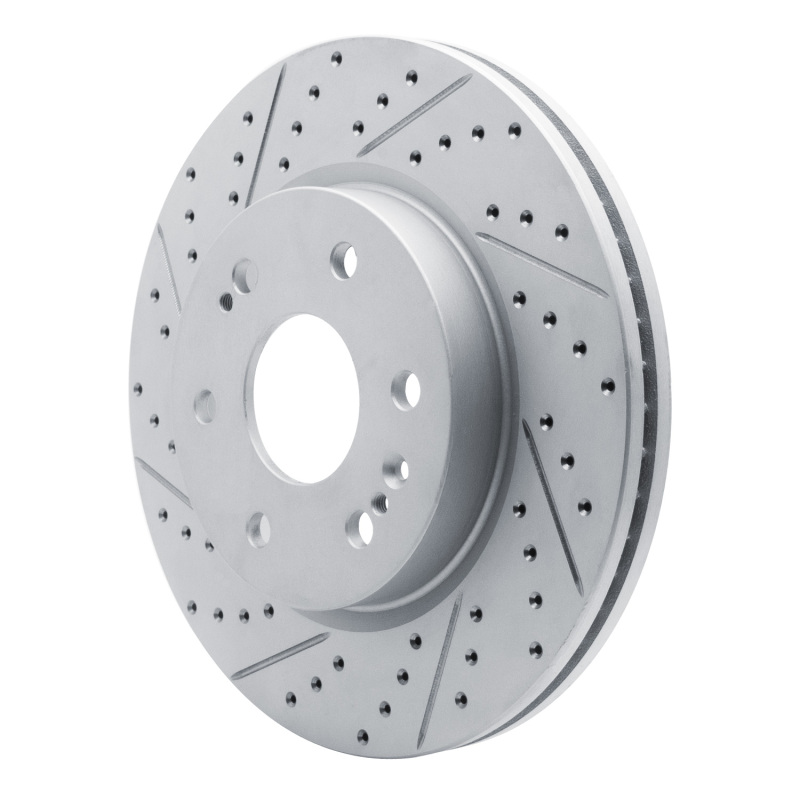 Cadillac Vistiq Brake Rotor (1) - Front Left - DFC - Drilled & Slotted Geoperformance - `19-`26