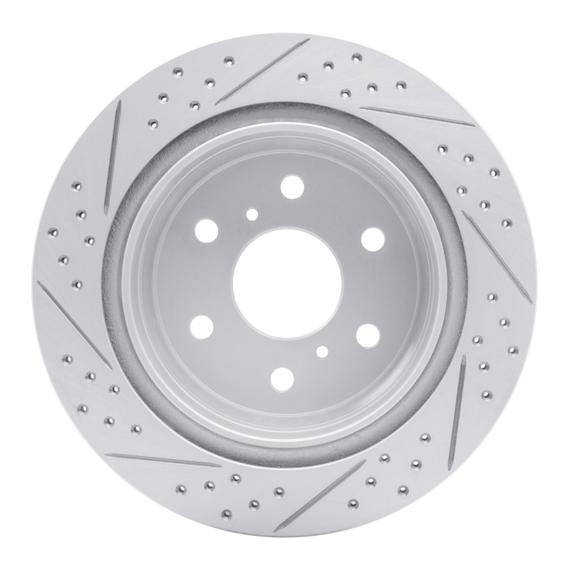 Cadillac Escalade ESV Brake Rotor (1) - Rear Right - DFC - Geoperformance Drilled & Slotted - `07-`20
