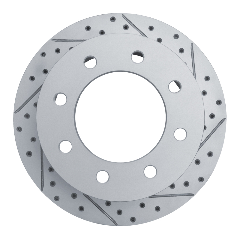 Chevrolet Silverado 3500 HD Brake Rotor (1) - Rear Right - DFC - Drilled & Slotted Geoperformance - `11-`19