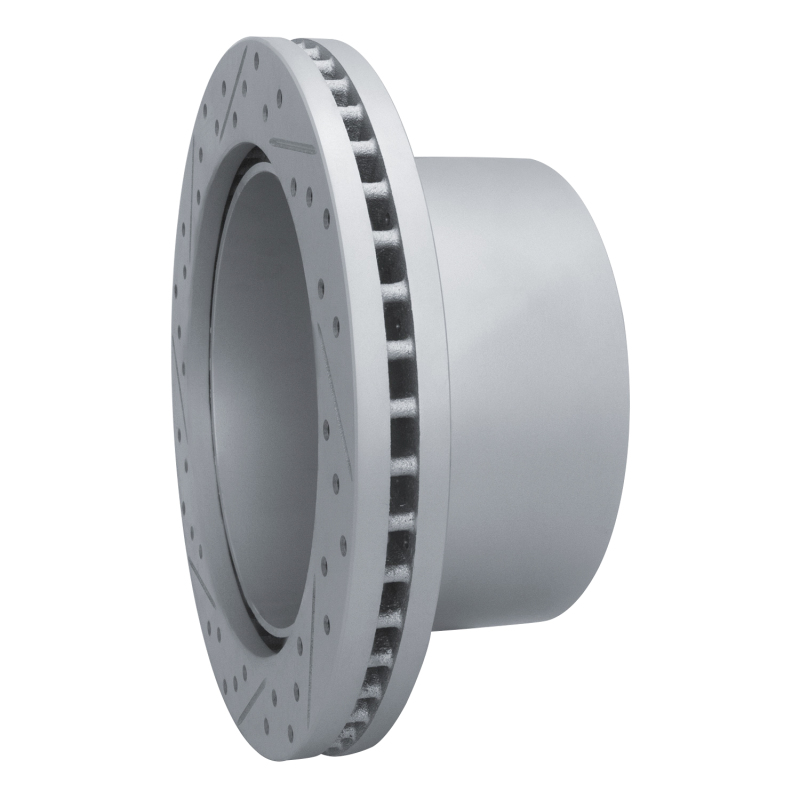 Chevrolet Silverado 3500 HD Brake Rotor (1) - Rear Right - DFC - Drilled & Slotted Geoperformance - `11-`19