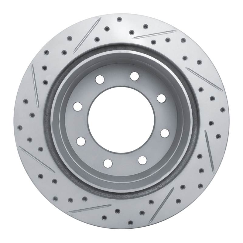 Chevrolet Silverado 3500 HD Brake Rotor (1) - Rear Right - DFC - Drilled & Slotted Geoperformance - `11-`19