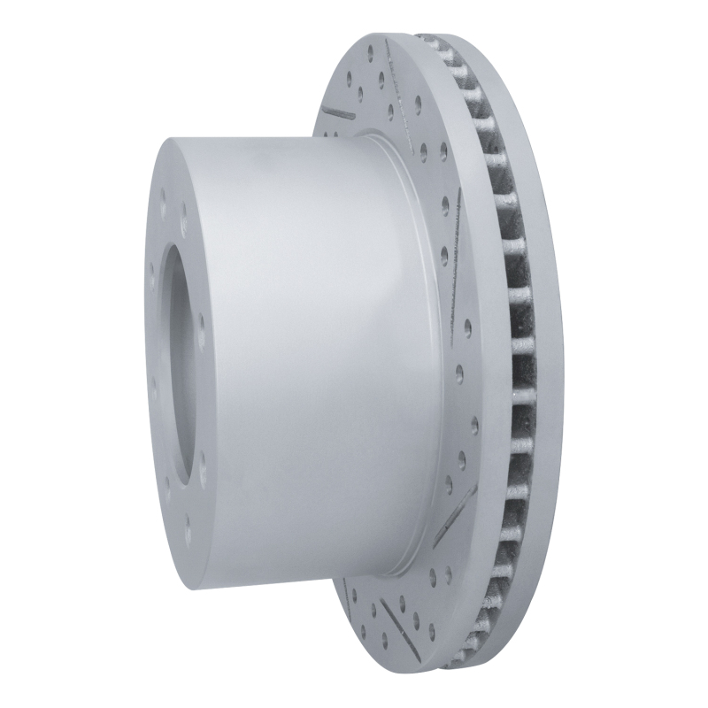 Chevrolet Silverado 3500 HD Brake Rotor (1) - Rear Right - DFC - Drilled & Slotted Geoperformance - `11-`19