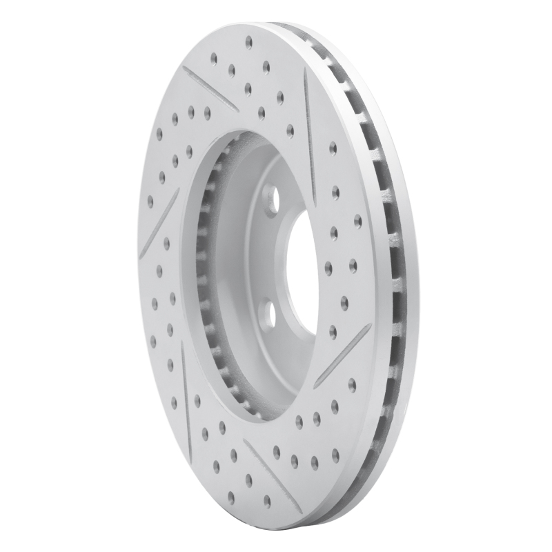 Ford Mustang Brake Rotor (1) - Front Left - DFC - Geoperformance Drilled & Slotted - `94-`04