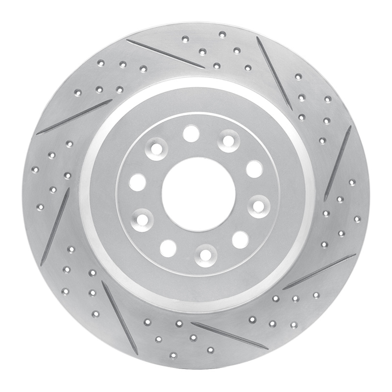 Ford Taurus X Brake Rotor (1) - Rear Right - DFC - Geoperformance Rotor - Drilled and Slotted - `05-`19